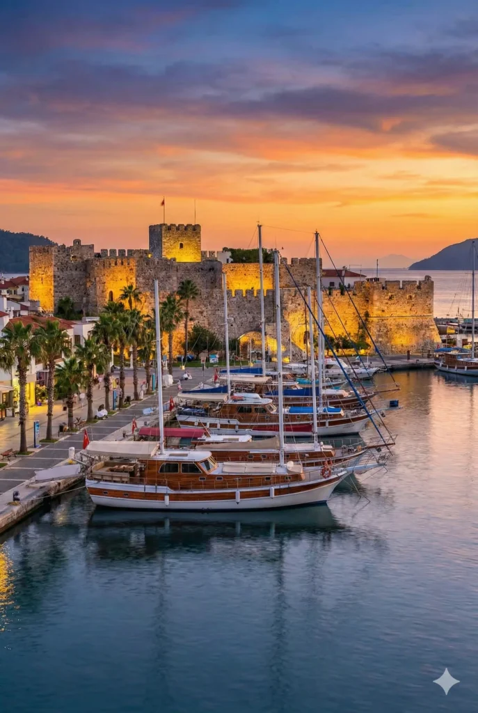 Marmaris Castle and Yacht Harbor